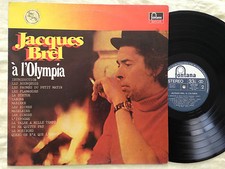 Jacques Brel ‎– À L'Olympia - LP