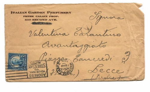 Lettera antica del 1924 - lettera,