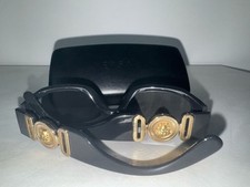 Versace VE4361 Occhiali da Sole con Montatura Nera, Lente Nere