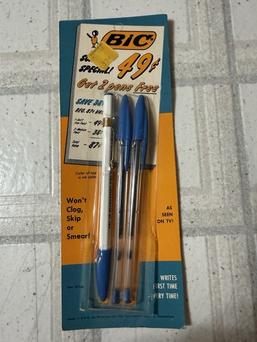Penne inchiostro bic - bic, vintage