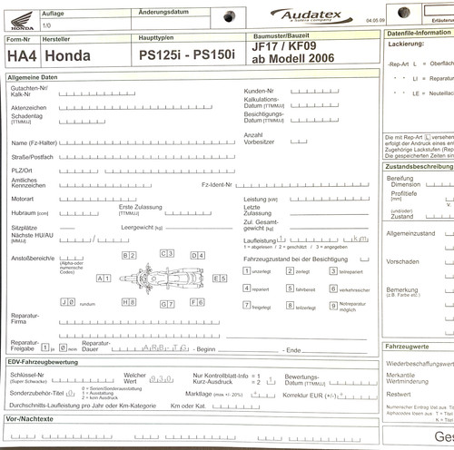 Honda ps125i ps150i jf17 kf09 - ps125i,