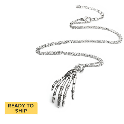 Collana con ciondolo mano - con,