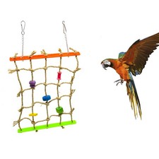  Pappagallo Giocattolo Giocattoli Conuro Corda Arrampicata Per Uccelli Appendere