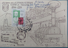 TORRE ANNUNZIATA NOCERA INF.  150 STRADA FERRATA DEDICA STORICO PIERO MUSCOLINO