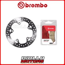 KIT PASTIGLIE + DISCO BREMBO BMW R 1200 RS 1200 2016 POSTERIORE [SP - Fisso] 68B