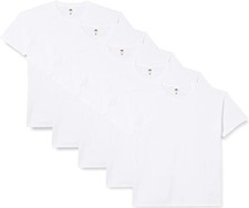 5 pezzi - T-Shirt Uomo Bianca