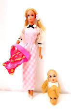 Barbie quick curl 1973 testa - curl,
