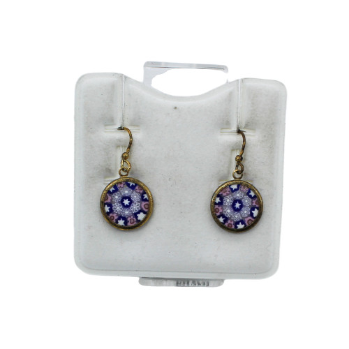 Orecchini rotondo murrine - rotondo,,