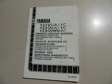 Manuale officina Yamaha YZ 250