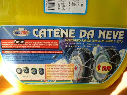 Kit catene neve - da, mm