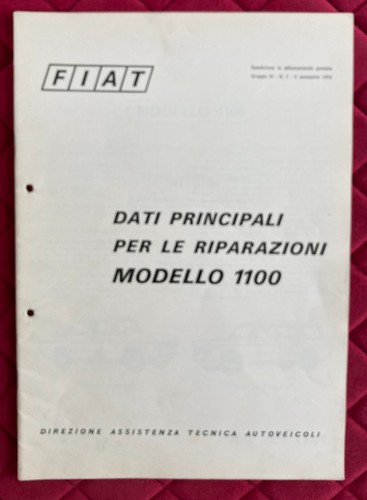 Fiat bollettino del servizio - bollettino,