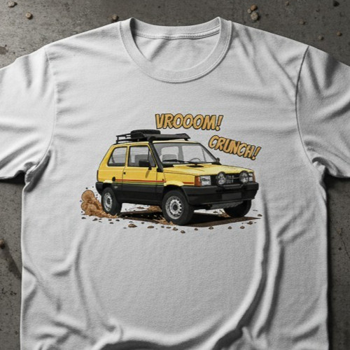 Shirt maglia auto fiat - maglia, panda
