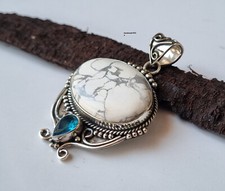 Ciondolo fatto a mano Howlite