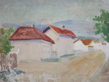 Dipinto ad olio vintage