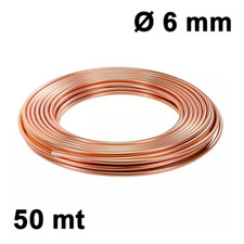 Rotolo tubo rame ricotto 50 mt