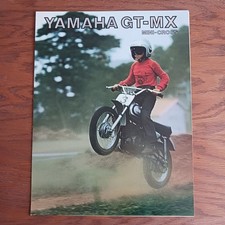 Brochure vendita moto minicross originale Yamaha GTMX VINTAGE MOTOCROSS 1973