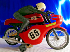 GIOCATTOLO MOTO GP MV AGUSTA TELECOMANDATA Vintage - anni 60/70 - da sistemare