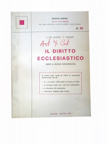 V6635 diritto ecclesiastico - diritto,