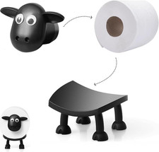 Divertente Porta Carta Igienica Con Pecora, 16 X 8,5 Cm, per Rotoli Da 42 Mm, pe