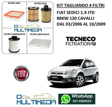 KIT TAGLIANDO 4 FILTRI TECNECO