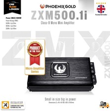 Phoenix Gold ZXM500.1 Serie ZX Amplificatore Mono 500W RMS 1-Ohm Telecomando Stabile