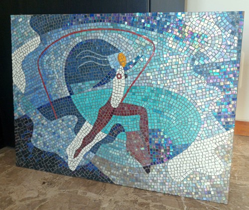 Mosaico aerodanzatrice tullio - mosaico,