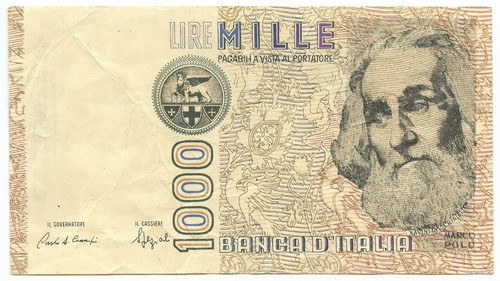 1000 lire falso - lire, marco