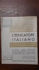 RIVISTA L'EDUCATORE ITALIANO - ANNO II N. 2 - 15 OTTOBRE 1954 - F.LLI FABBRI  