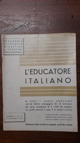 Rivista educatore italiano - l'educatore,