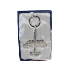 RAF Lancaster keyring silver