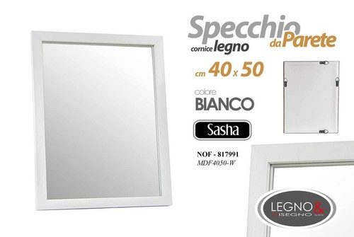 Specchio parete bianco - specchio,