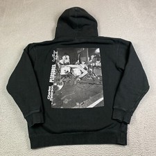 Felpa con cappuccio uomo Pleasures Now Kurt Cobain L grafica negativa Creep Charles Peterson