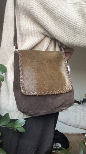 Borsa tracolla vintage pelle - borsa,