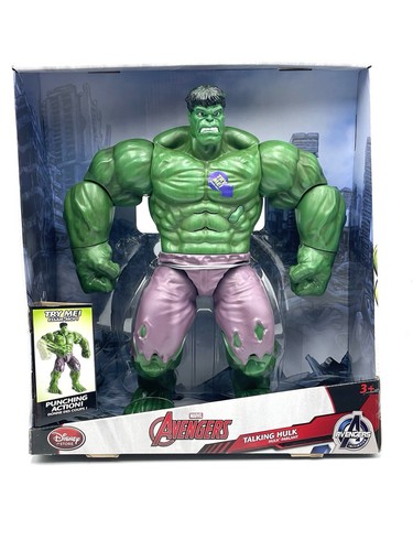 Marvel talking hulk green - talking,
