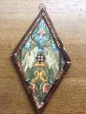 RELIQUIA RELIC TECA LAVORO MONASTICO EX INDUMENTIS SANTA SPERANDIA CINGOLI 1800