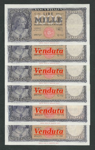 Italy lire 1000 una fds - 1000,