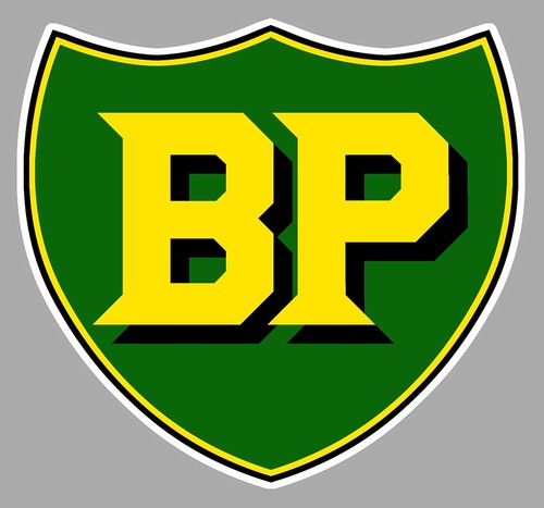 Sticker british petroleum - bp,