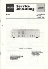 Grundig Manuale di servizio