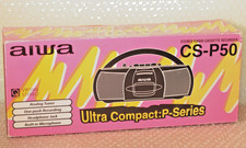 NEW AIWA CS-P50 VERY RARE stereo radio cassette recorder ultra compact boombox