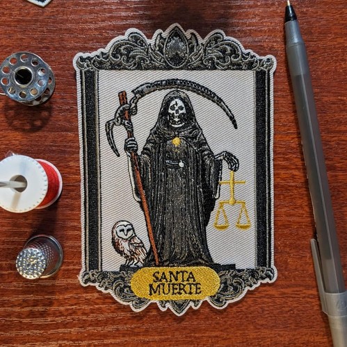 Patch santa muerte folk - patch,
