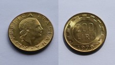 ERRORE !!! 200 LIRE 1979 COLLO