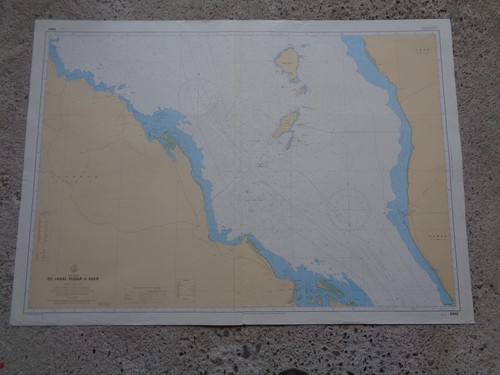 Carte marine mer rouge - /,