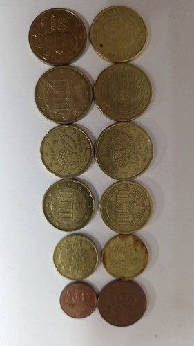 Lotto monete euro centesimi - monete,