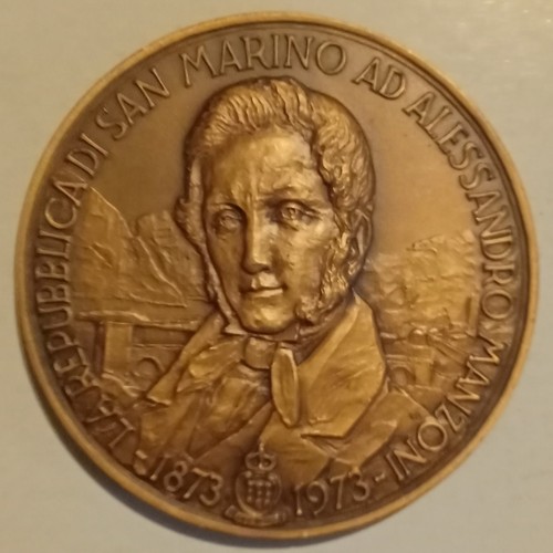 Alessandro manzoni medaglia - manzoni,