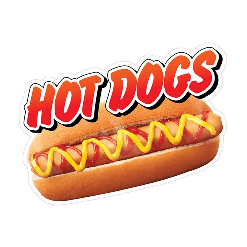 Food truck decalcomanie hot - food,
