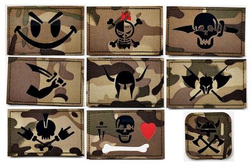 Military multicam patch - military,