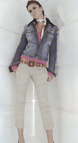 Denny rose giubbino jeans - rose,