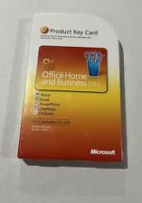 Scheda chiave prodotto originale MS Microsoft Office 2010 Home and Business (PKC)