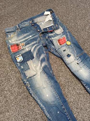 Jeans donna patchwork