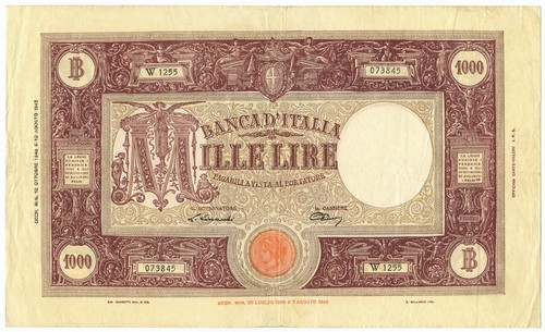 1000 lire barbetti grande - 1000, m